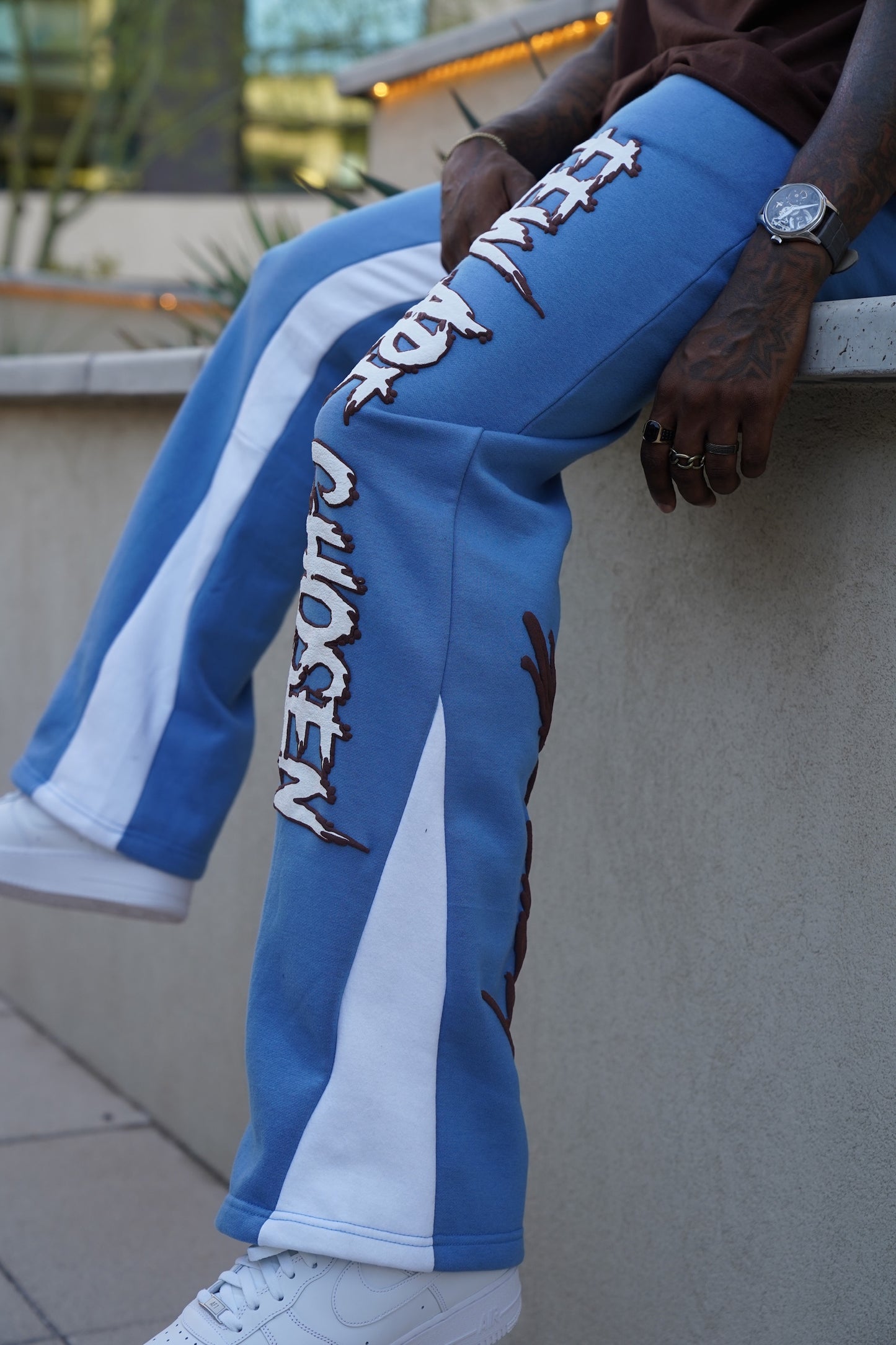 Few Are Chosen Flared Track Pants