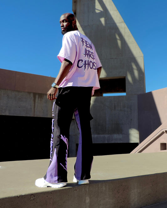 Few Are Chosen Flared Track Pants (Purple)