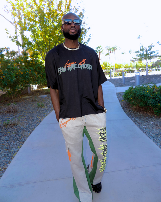 Few Are Chosen Flared Track Pants (Grey)