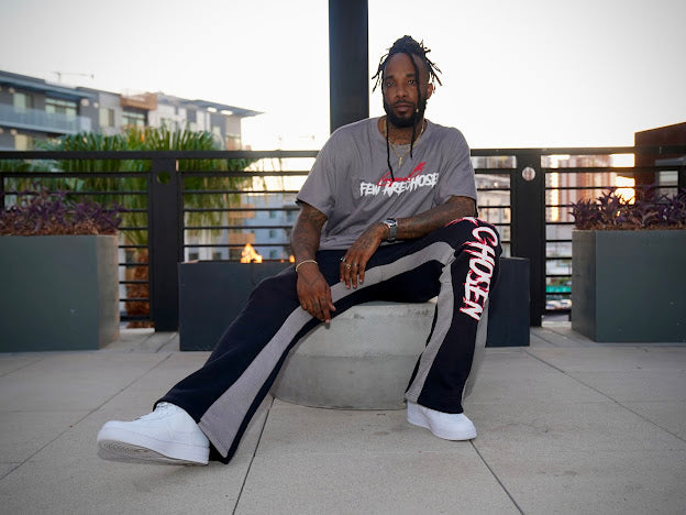Few Are Chosen Flared Track Pants