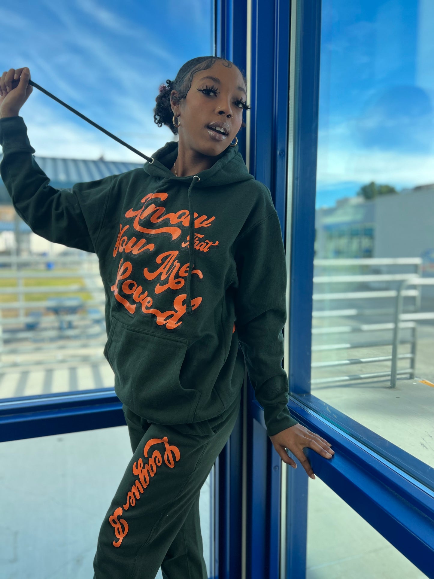 “Know That You Are Loved” Forest Hoodie