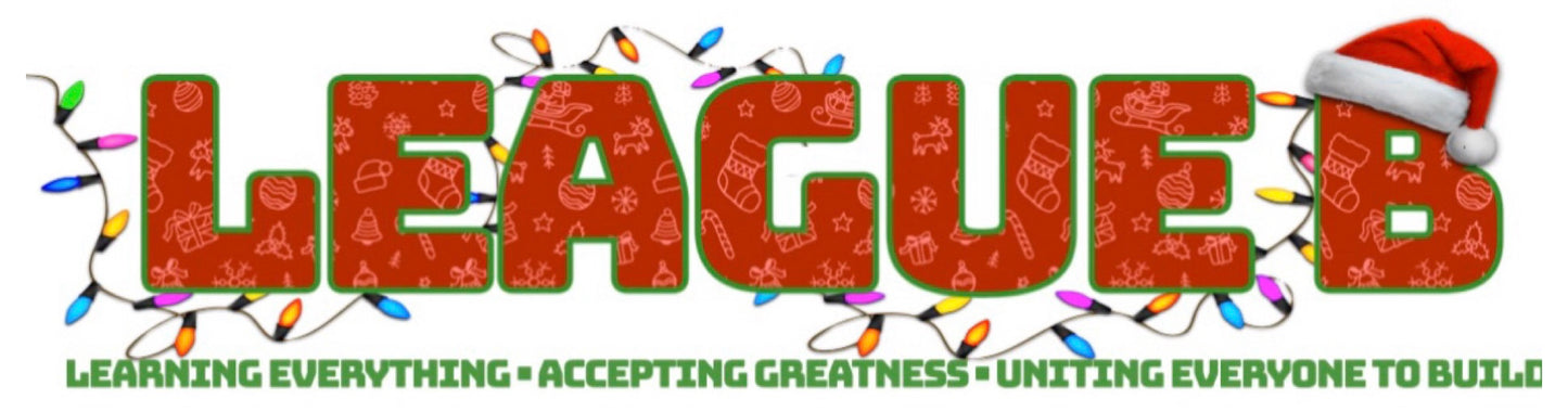 League B Holiday Hoodie (White)