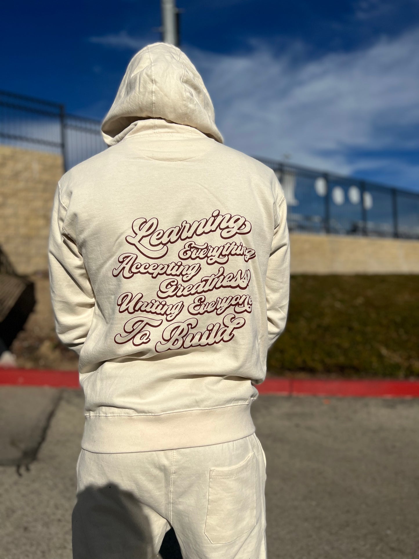 “Know That You Are Loved” Cream Hoodie